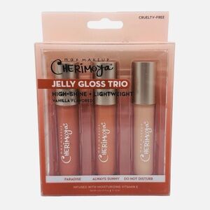 Max Makeup Cherimoya Jelly Gloss Trio Set, NEW